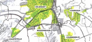 Plan de distribution du gaz